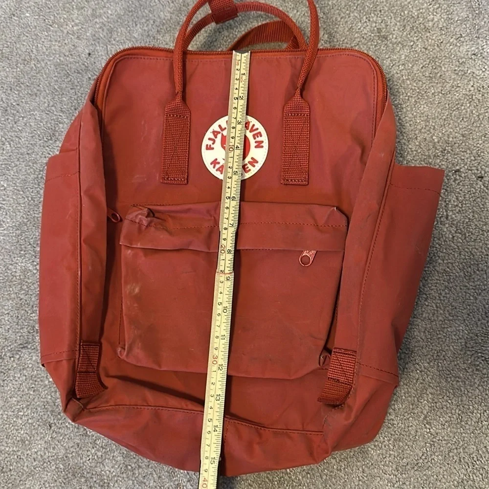 Fjallraven Kanken Large Backpack in Red